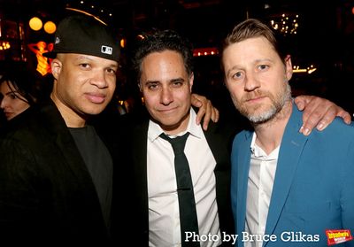 Glenn Davis, Playwright Rajiv Joseph and Ben McKenzie  Photo