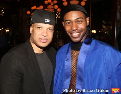 Glenn Davis, Playwright Rajiv Joseph and Ben McKenzie  Photo