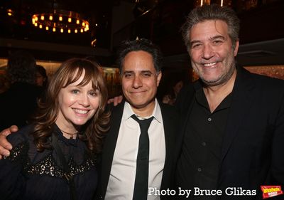 Sally Murphy, Playwright Rajiv Joseph and Craig Bierko Photo