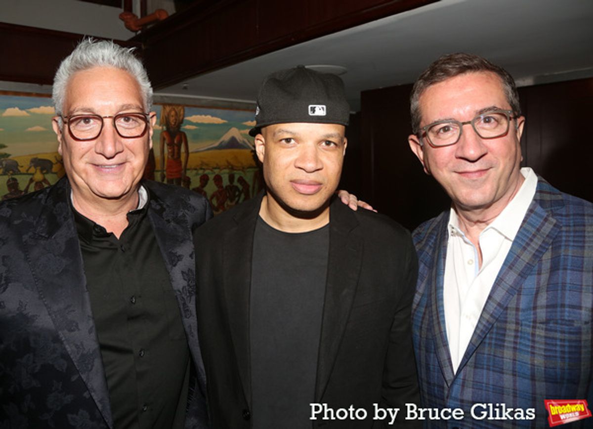 Moises Kaufman, Glenn Davis and Jeffrey LaHoste at 