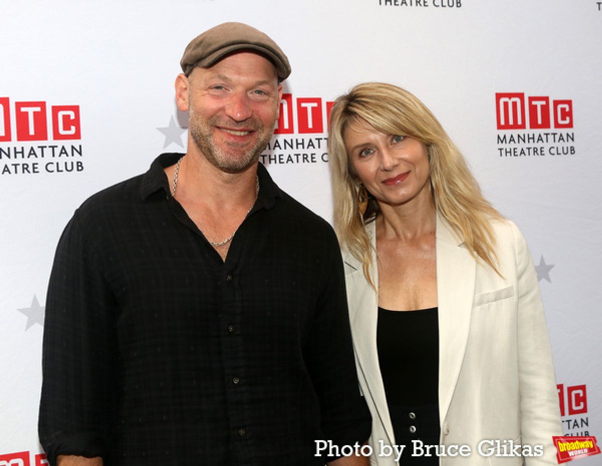 Corey Stoll and Nadia Bowers at 