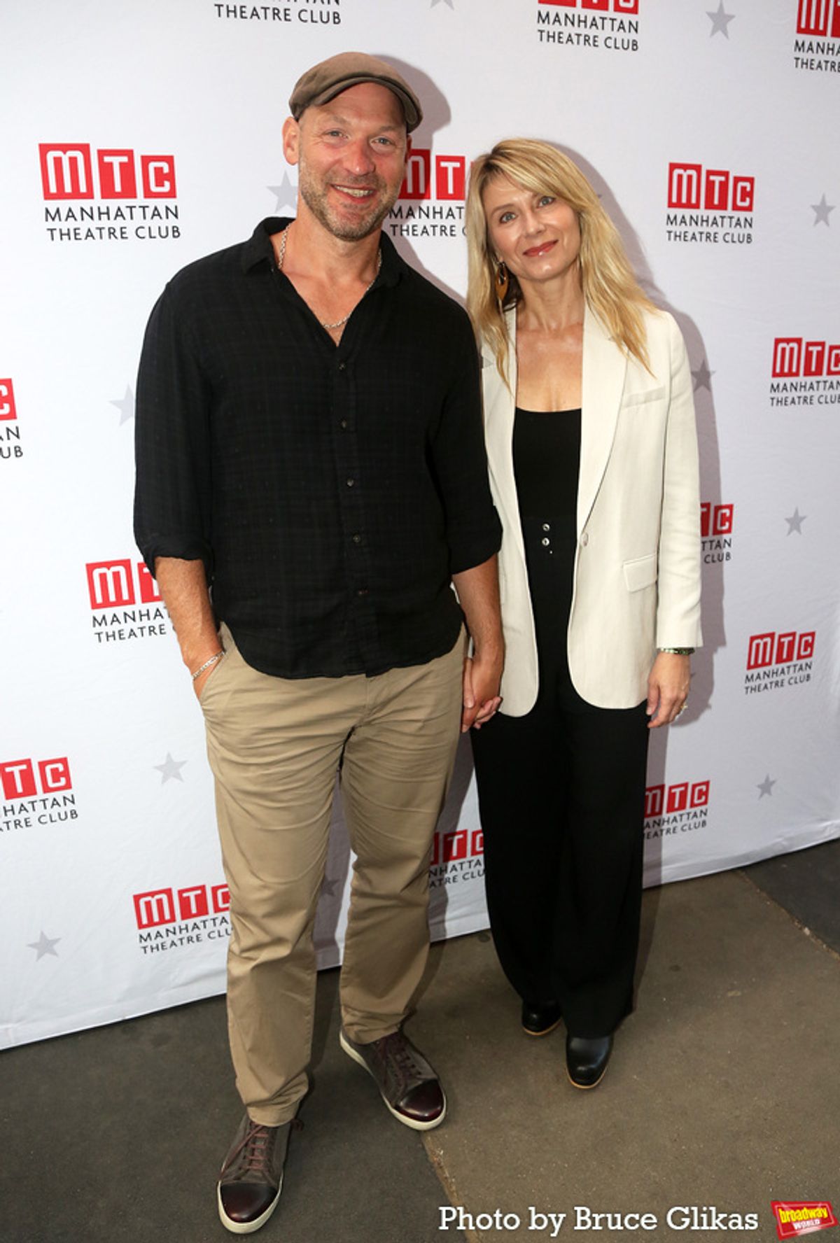 Corey Stoll and Nadia Bowers at 
