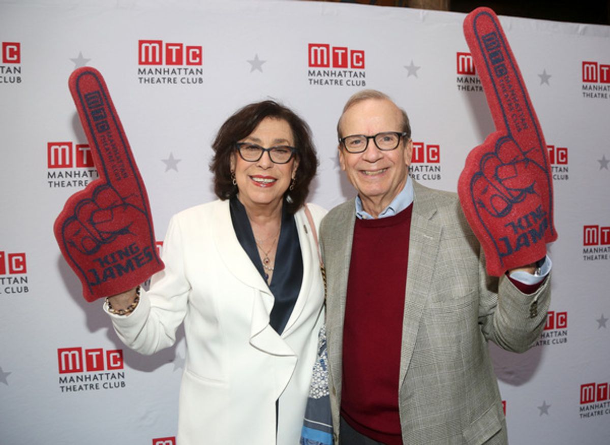 Manhattan Theatre Club Artistic Director Lynne Meadow and Manhattan Theatre Club Managing Director Barry Grove at 