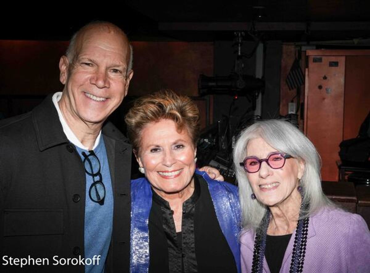 David Zippel, Lorna Dallas, Jamie deRoy at 