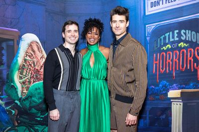 Matt Doyle, Joy Woods, Drew Gehling  Photo