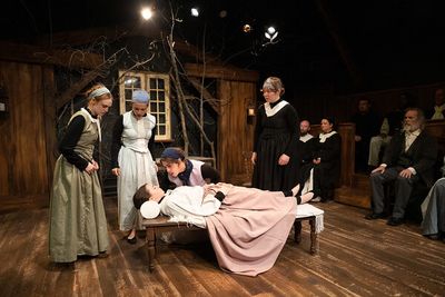 Freya Trefonides (Susanna Walcott), Ellie Duffey (Mary Warren), Lea Grace Biwer (Bett Photo