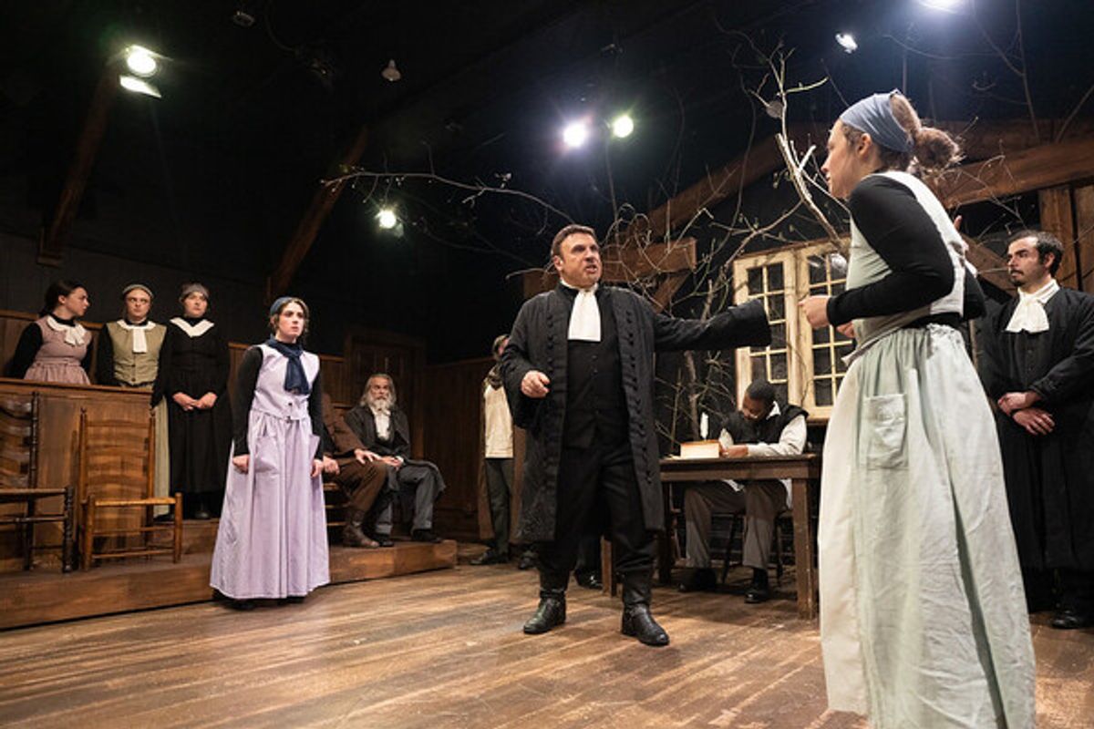 Lea Grace Biwer (Betty Parris), Freya Trefonides (Susanna Walcott), Lexy Weixel (Mercy Lewis U/S), Michaela Voit (Abigail Williams), Orion Silvertree (Francis Nurse), Jay Donley (George Herrick), James Turano (Deputy Governor Danforth), Brandon Boler (Ezekiel Cheever), Ellie Duffey (Mary Warren), Charlie Diaz at 