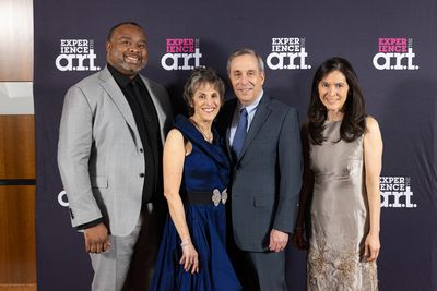 A.R.T. Executive Director Kelvin Dinkins, Jr., Honorees Adele Fleet Bacow & Harvard U Photo