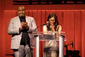 Executive Director Kelvin Dinkins, Jr. and Terrie and Bradley Bloom Artistic Director Photo