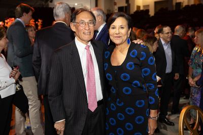 Harvard Corporation Senior Fellow Emeritus Bill Lee and Senior Fellow Penny Pritzker  Photo