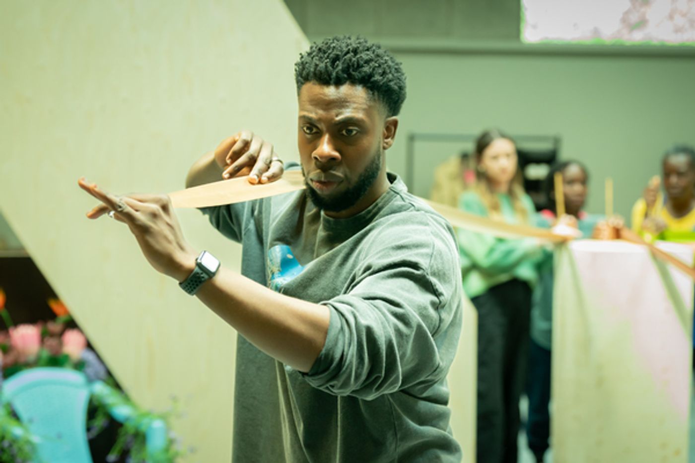Photos: Go Inside Rehearsals for EVERY LEAF A HALLELUJAH at Regent's Park Open Air Theatre  Image