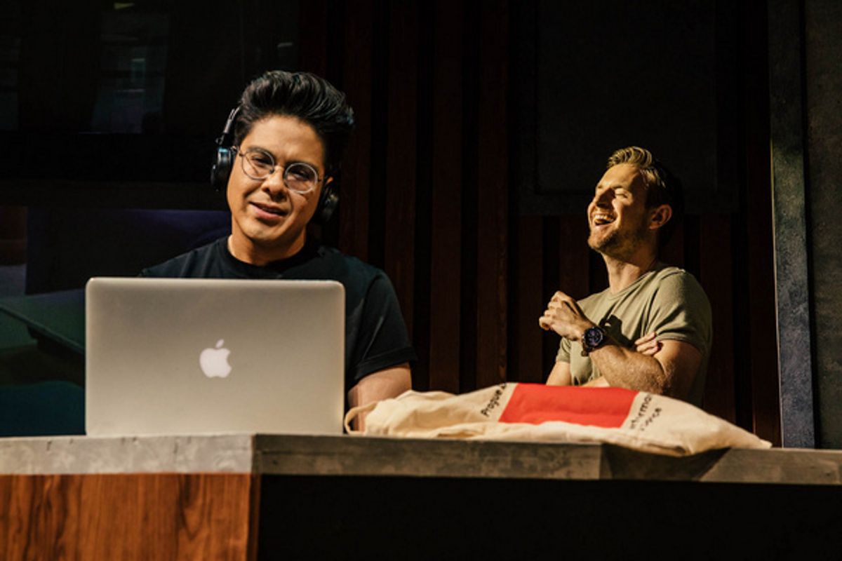 George Salazar and Rick Cosnett  Photo by Jeff Lorch at 