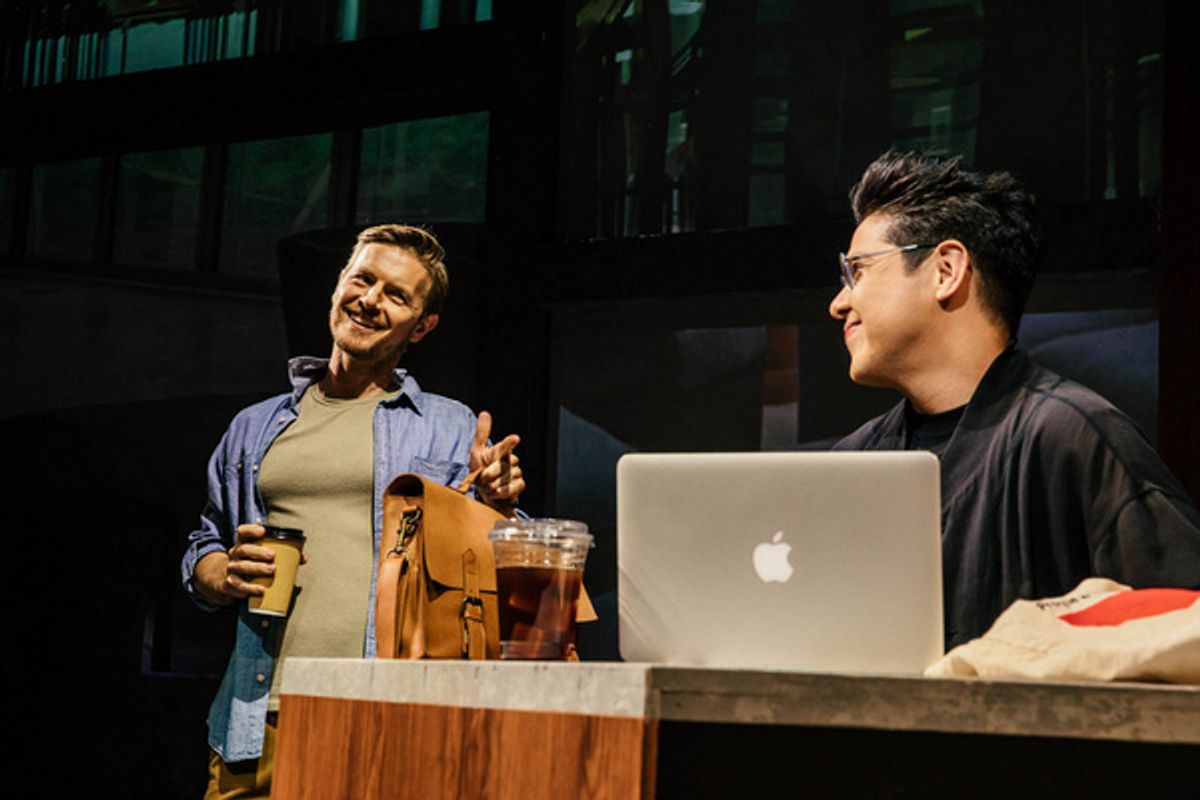 Rick Cosnett and George Salazar  Photo by Jeff Lorch at 