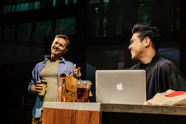 Rick Cosnett and George Salazar  Photo by Jeff Lorch Photo