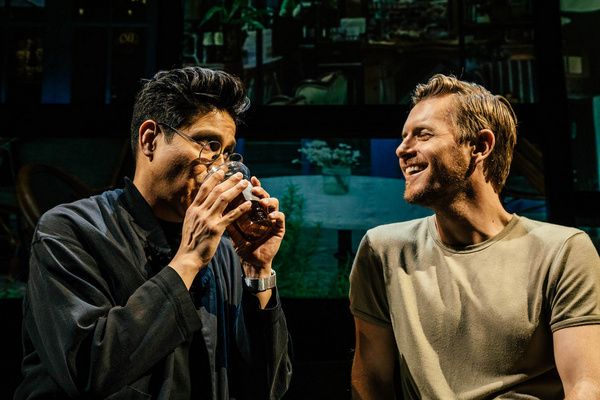 George Salazar and Rick Cosnett  Photo by Jeff Lorch Photo