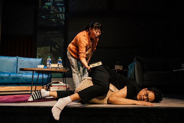 Julia Cho and George Salazar  Photo by Jeff Lorch Photo