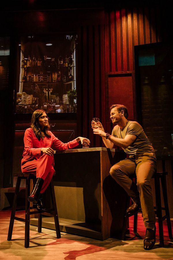 Anisha Adusumilli, Rick Cosnett  Photo by Jeff Lorch Photo