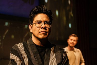George Salazar and Rick Cosnett  Photo by Jeff Lorch Photo