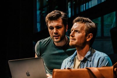Ty Molbak and Rick Cosnett  Photo by Jeff Lorch Photo