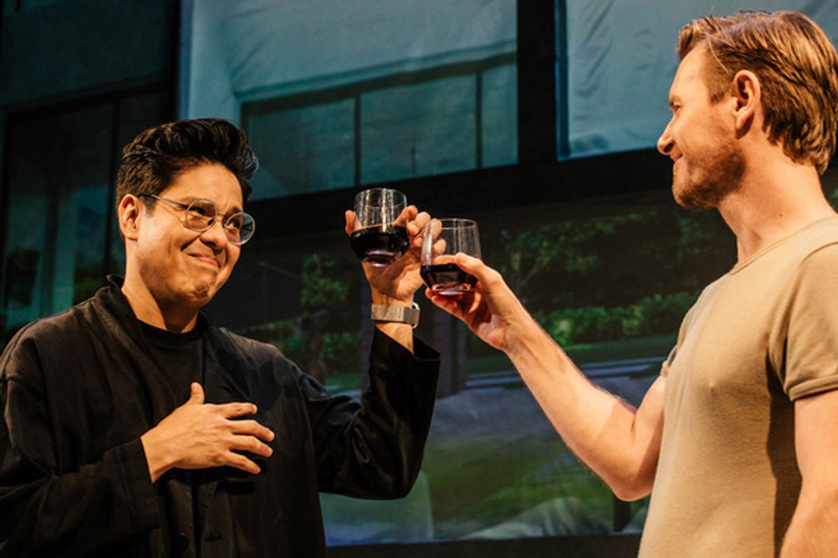 George Salazar and Rick Cosnett  Photo by Jeff Lorch at 