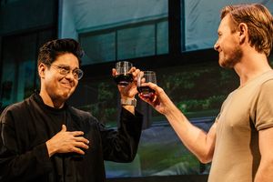 George Salazar and Rick Cosnett  Photo by Jeff Lorch Photo