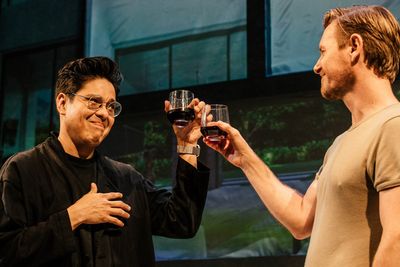 George Salazar and Rick Cosnett  Photo by Jeff Lorch Photo