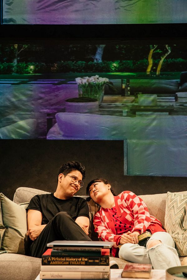 George Salazar, Julia Cho  Photo by Jeff Lorch Photo