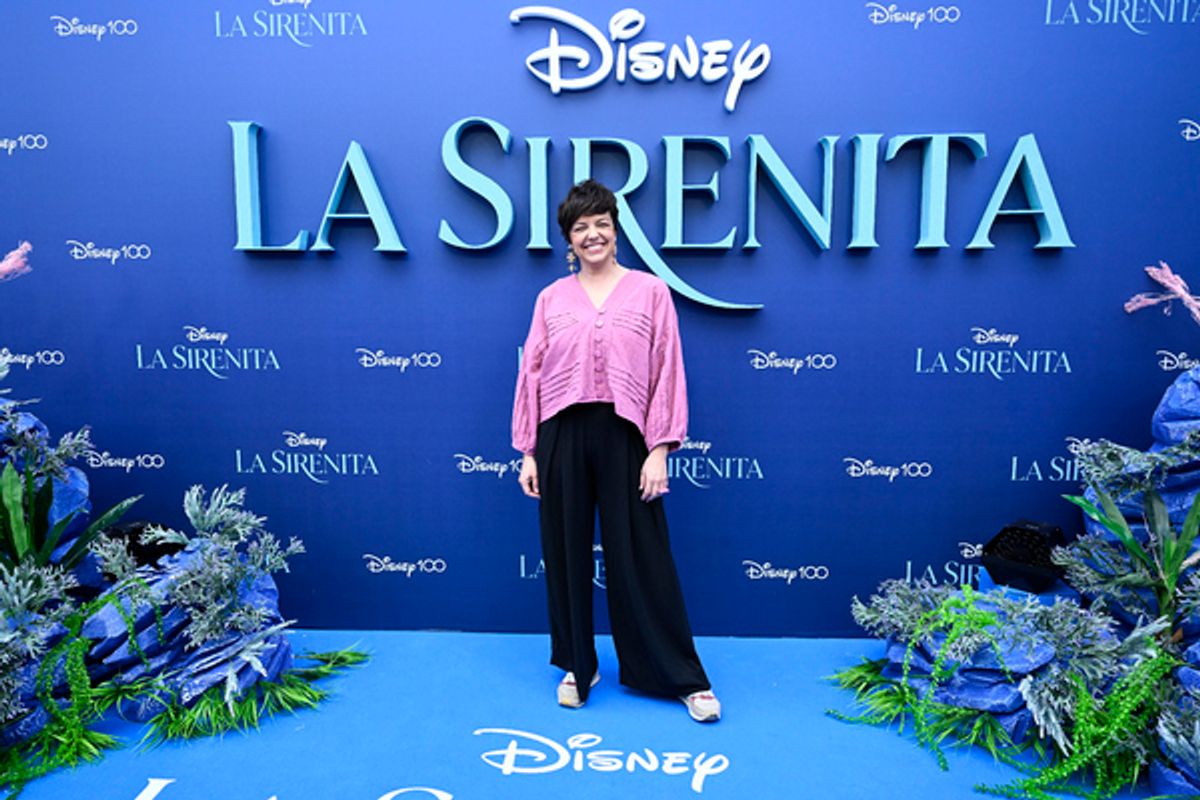 MADRID, SPAIN - MAY 19: Cristina Villanueva attends the premiere of 'La Sirenita' by Disney at Cine Callao on May 19, 2023 in Madrid, Spain. (Photo by Carlos Alvarez/Getty Images for Disney) at 