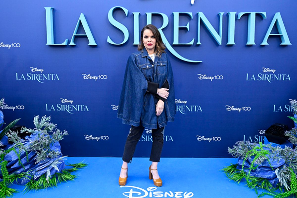 MADRID, SPAIN - MAY 19: Carme Chaparro attends the premiere of 'La Sirenita' by Disney at Cine Callao on May 19, 2023 in Madrid, Spain. (Photo by Carlos Alvarez/Getty Images for Disney) at 