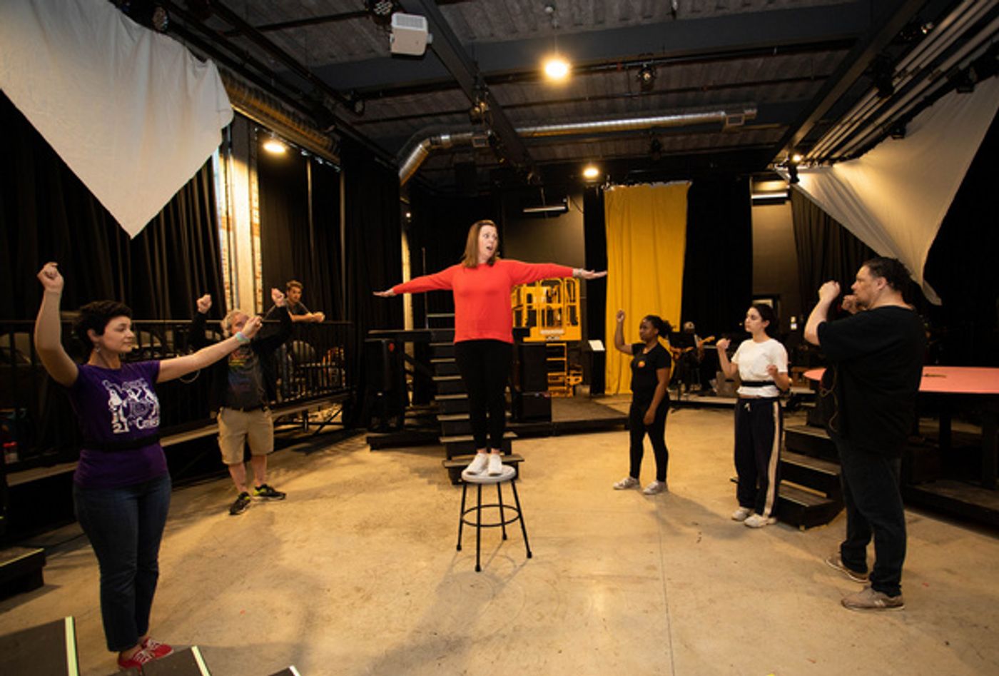 Photos: Inside Rehearsals For Wilbury Theatre Group's GOODNIGHT SWEETHEART, GOODNIGHT Photos: Inside Rehearsals For Wilbury Theatre Group's GOODNIGHT SWEETHEART, GOODNIGHT Image