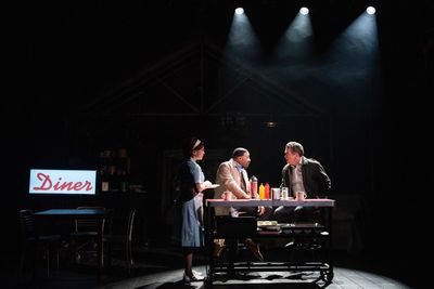 Olivia Hernandez, David Jennings and Brian d’Arcy James  Photo