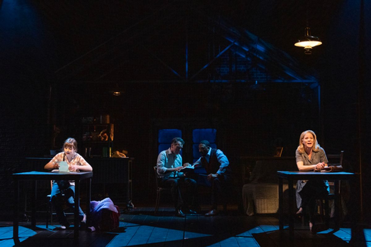 Ella Dane Morgan, Brian d’Arcy James, David Jennings,
and Kelli O’Hara  at 