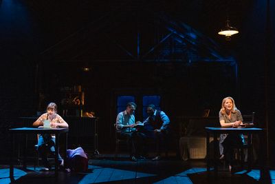 Ella Dane Morgan, Brian d’Arcy James, David Jennings,
and Kelli O’Hara  Photo
