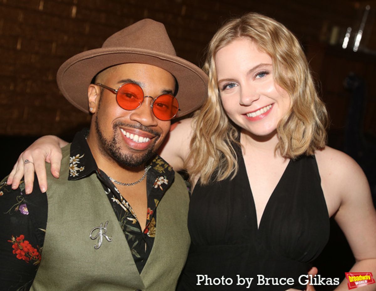 Choreographer Kyle Garvin and Elizabeth Teeter at 