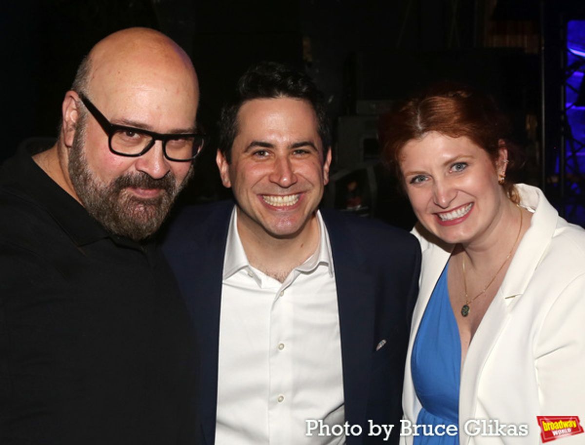 Photographer Bruce Glikas, BroadwayWorld's Founder and CEO Robert Diamond and BroadwayWorld Editor-in-Chief Nicole Rosky at 