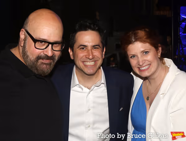 Photographer Bruce Glikas, BroadwayWorld's Founder and CEO Robert Diamond and Broadwa Photo