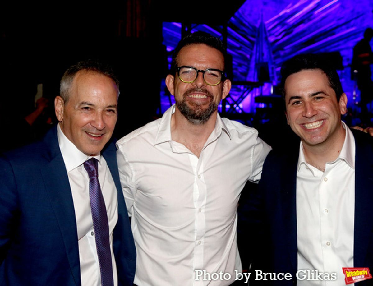 BroadwayWorld Vice President and Sales & Marketing Miles Silverman,  BroadwayWorld Spain's Juanjo Gonzalez and BroadwayWorld's Founder and CEO Robert Diamond  at 