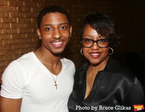 Myles Frost and Charmayne Strayhorn @ BroadwayWorld Myles Frost and Charmayne Strayhorn Photo
