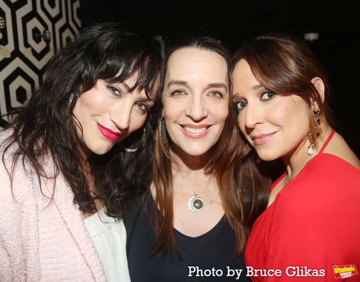 Eden Espinosa, Julia Murney, and Jessica Vosk at 