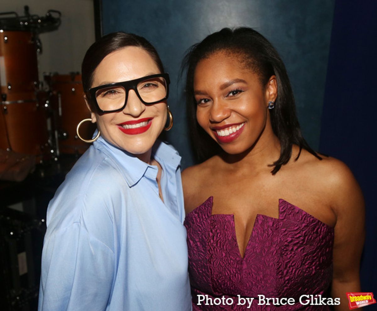 Shoshana Bean and Brittney Johnson at 