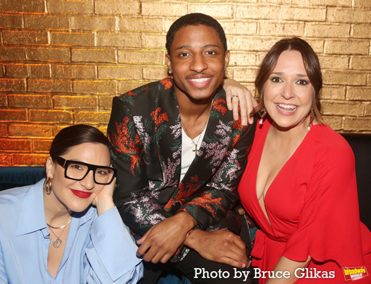 Shoshana Bean, Myles Frost, and Jessica Vosk  at 