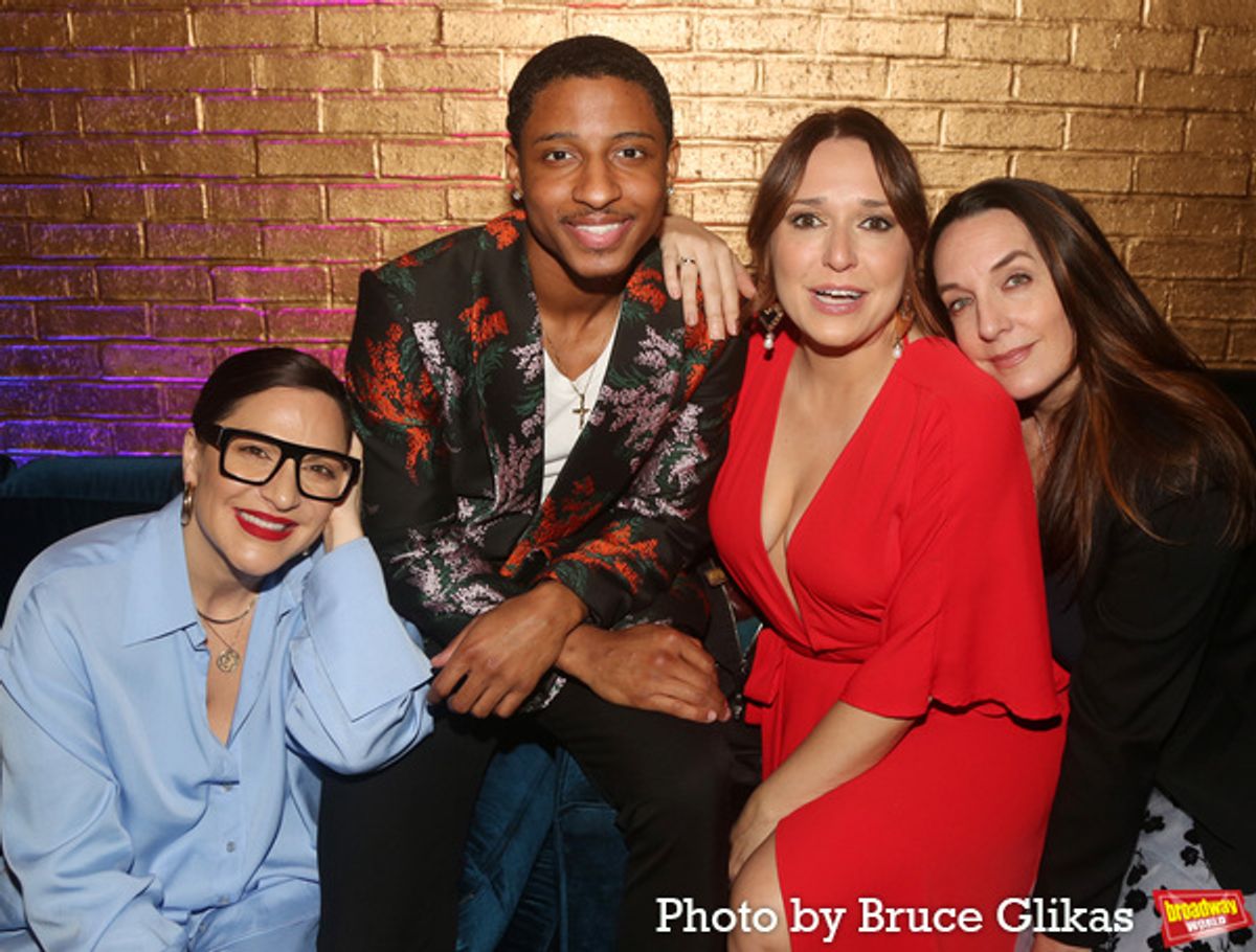 Shoshana Bean, Myles Frost, Jessica Vosk and Julia Murney at 