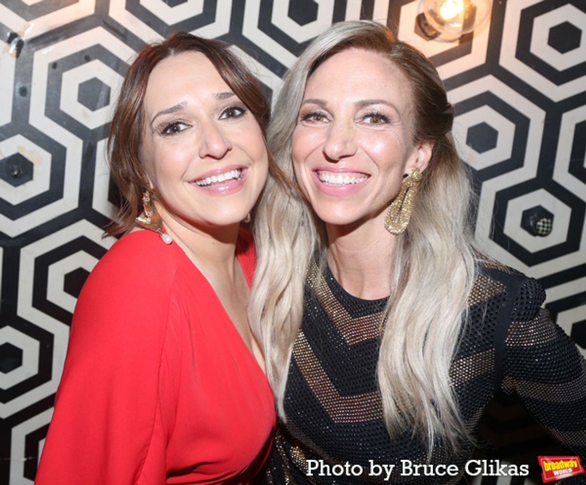 Jessica Vosk and Debbie Gibson at 