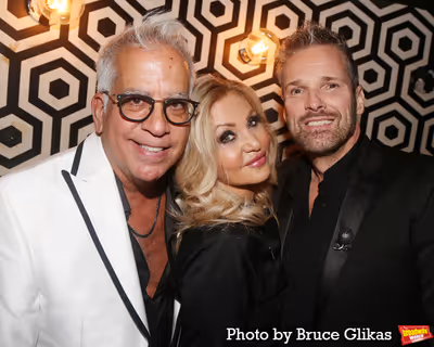 Director Richard Jay-Alexander, Orfeh and Hugh Panaro Photo