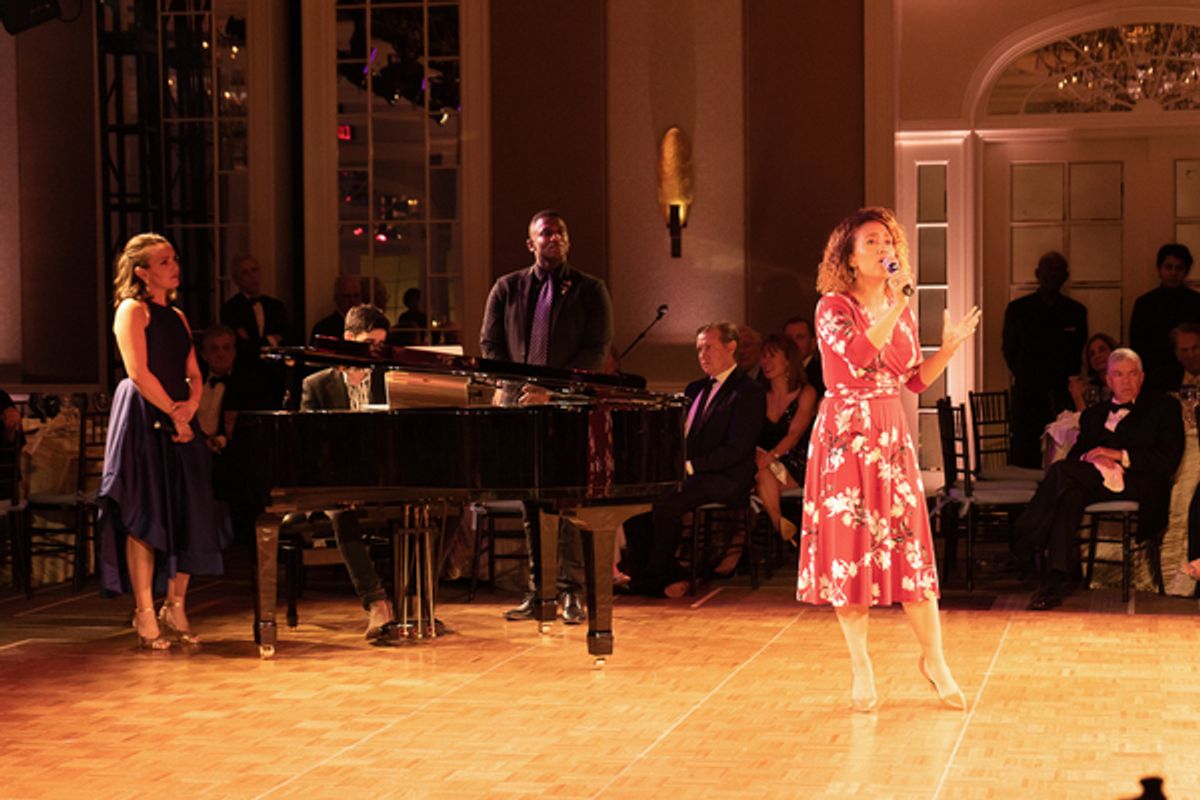 Kara Lindsay, Jelani Remy, Ashley Blanchet  at 