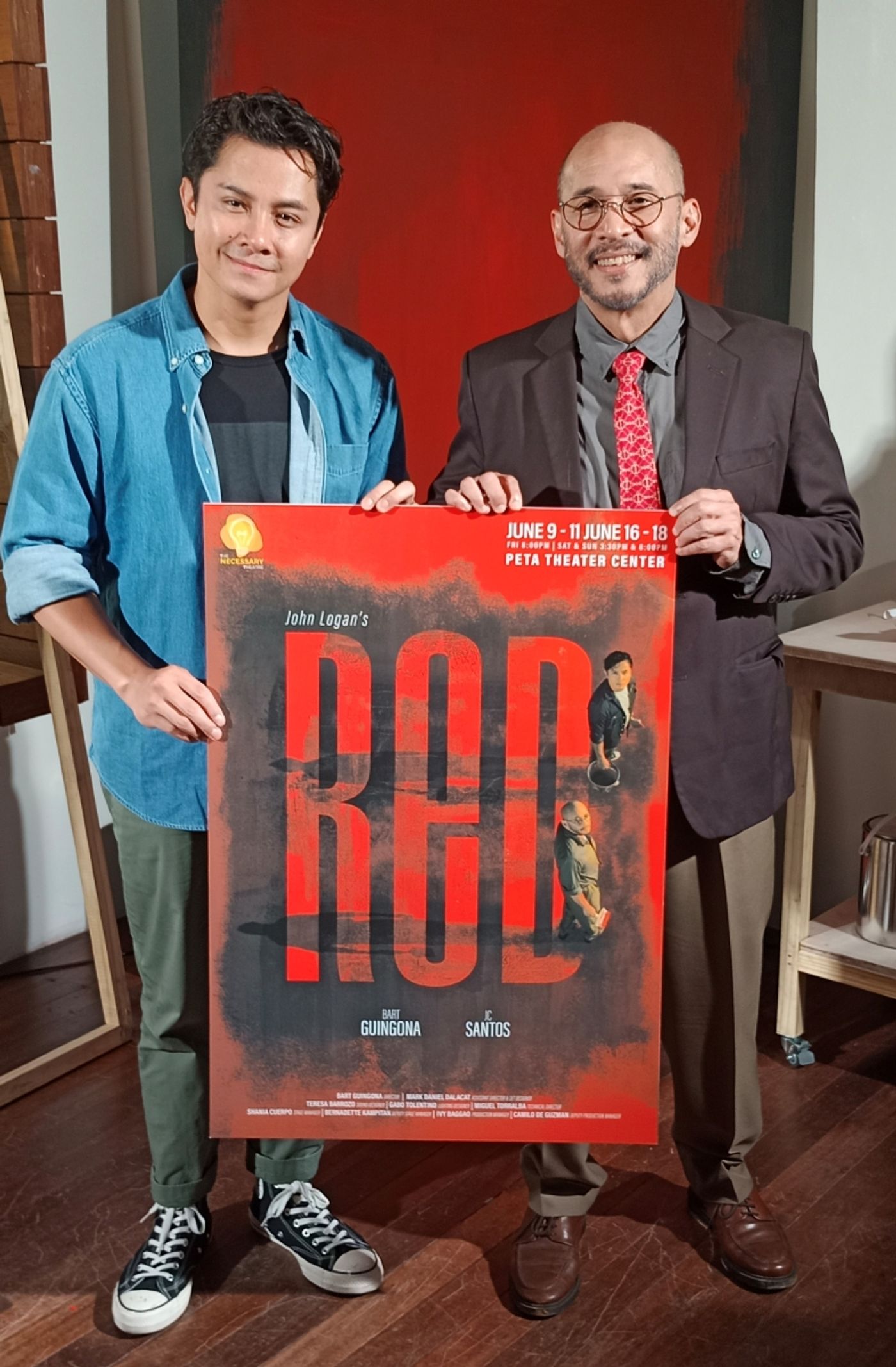 Photos: Bart Guingona, JC Santos Shoot and Unveil RED's Show Image  Image