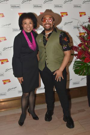Baayork Lee and Kyle Garvin @ BroadwayWorld Baayork Lee and Kyle Garvin Photo