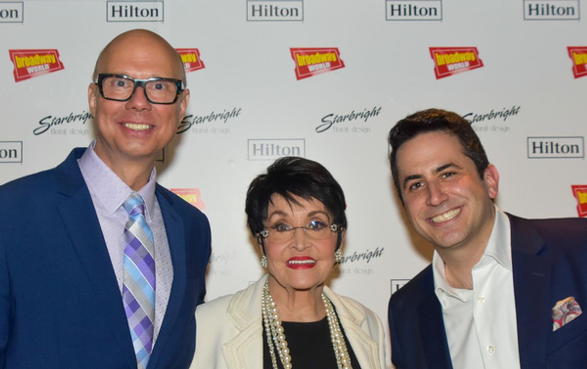 Richard Ridge, Chita Rivera and Robert Diamond at 