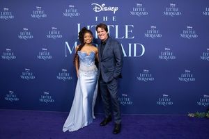 Halle Bailey and Rob Marshall Photo