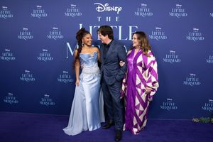 Halle Bailey, Rob Marshall, Melissa McCarthy Photo